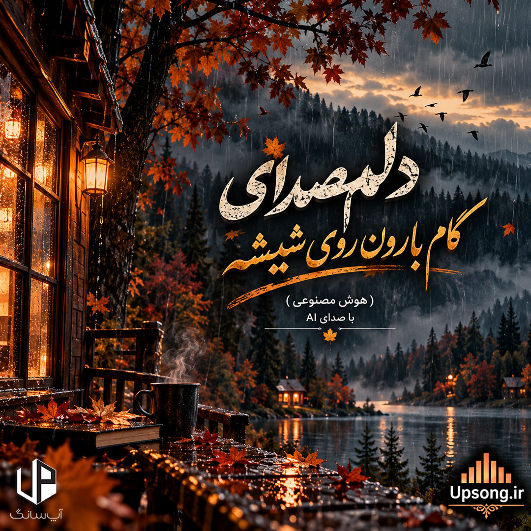 دانلود آهنگ  صدای گام باران روی شیشه تو رفتی و دلم آروم نمیشه هوش مصنوعی